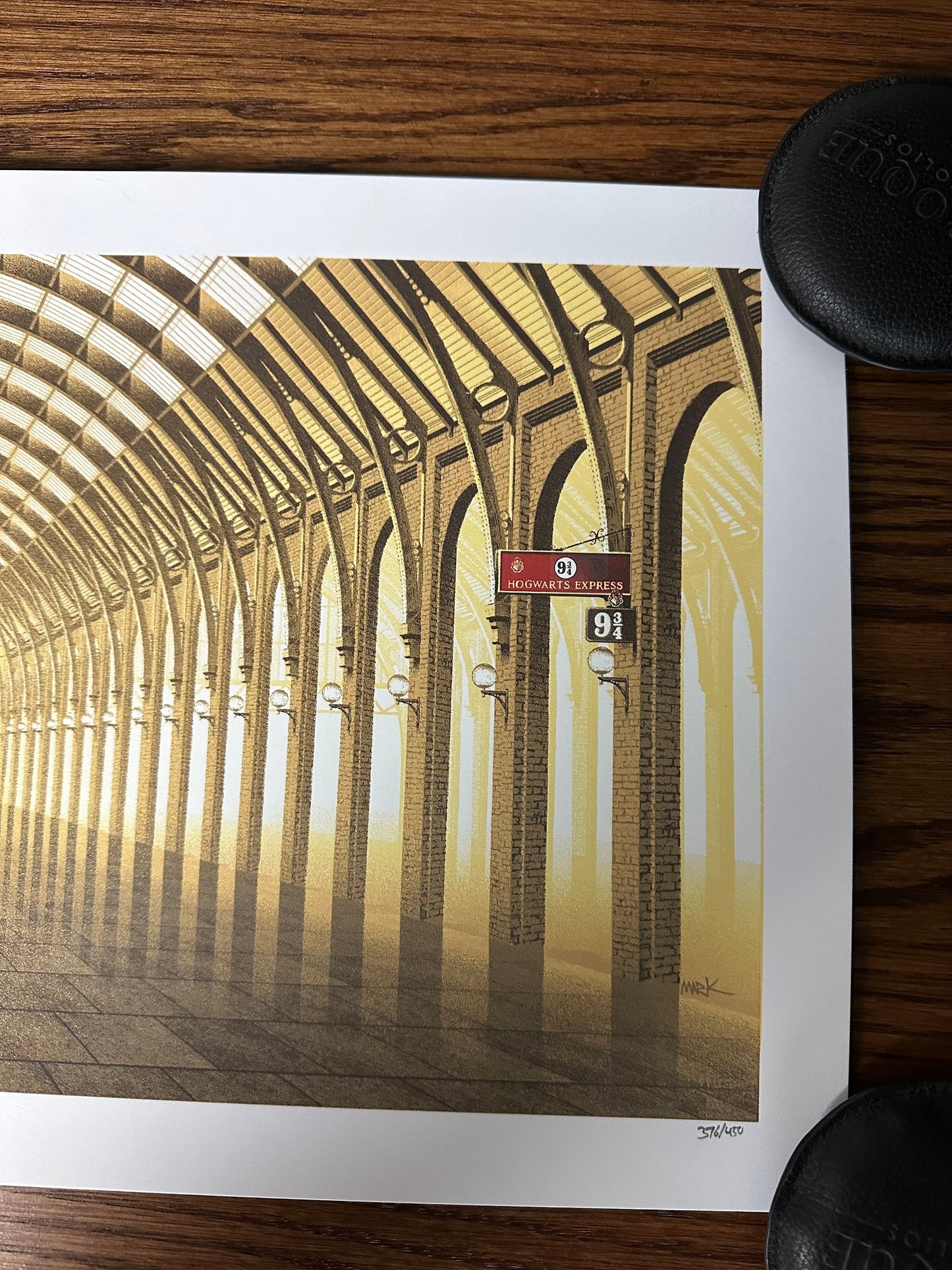 Mark Englert – Harry Potter Platform 9 3/4 GID, 36 x 12 in, art print, image 5