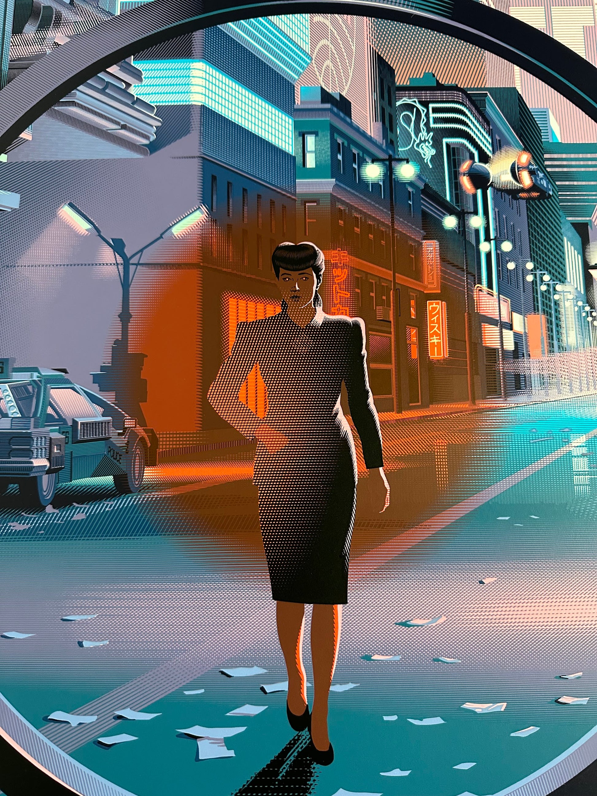 Laurent Durieux – Blade Runner No Expectation Boulevard Variant, 24 x 36 in, poster, image 2