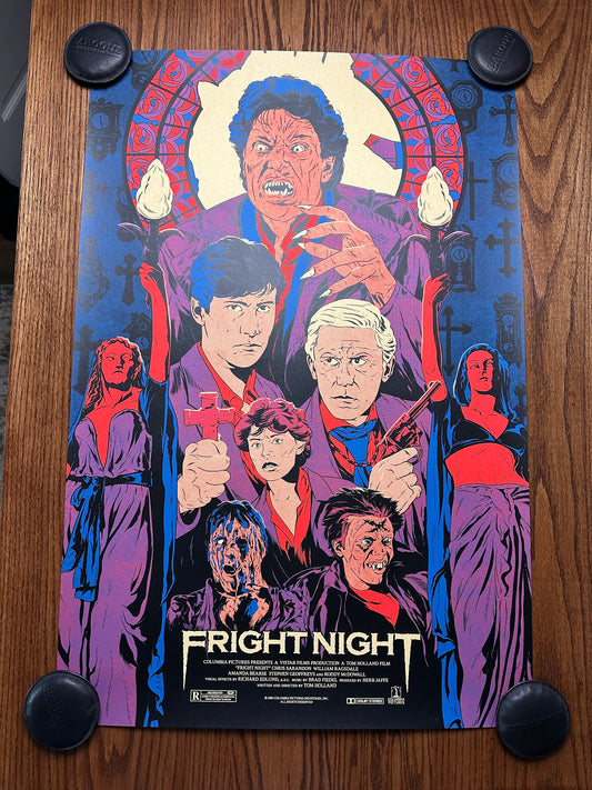 Johnny Dombrowski – Fright Night, 24 x 36 in, poster