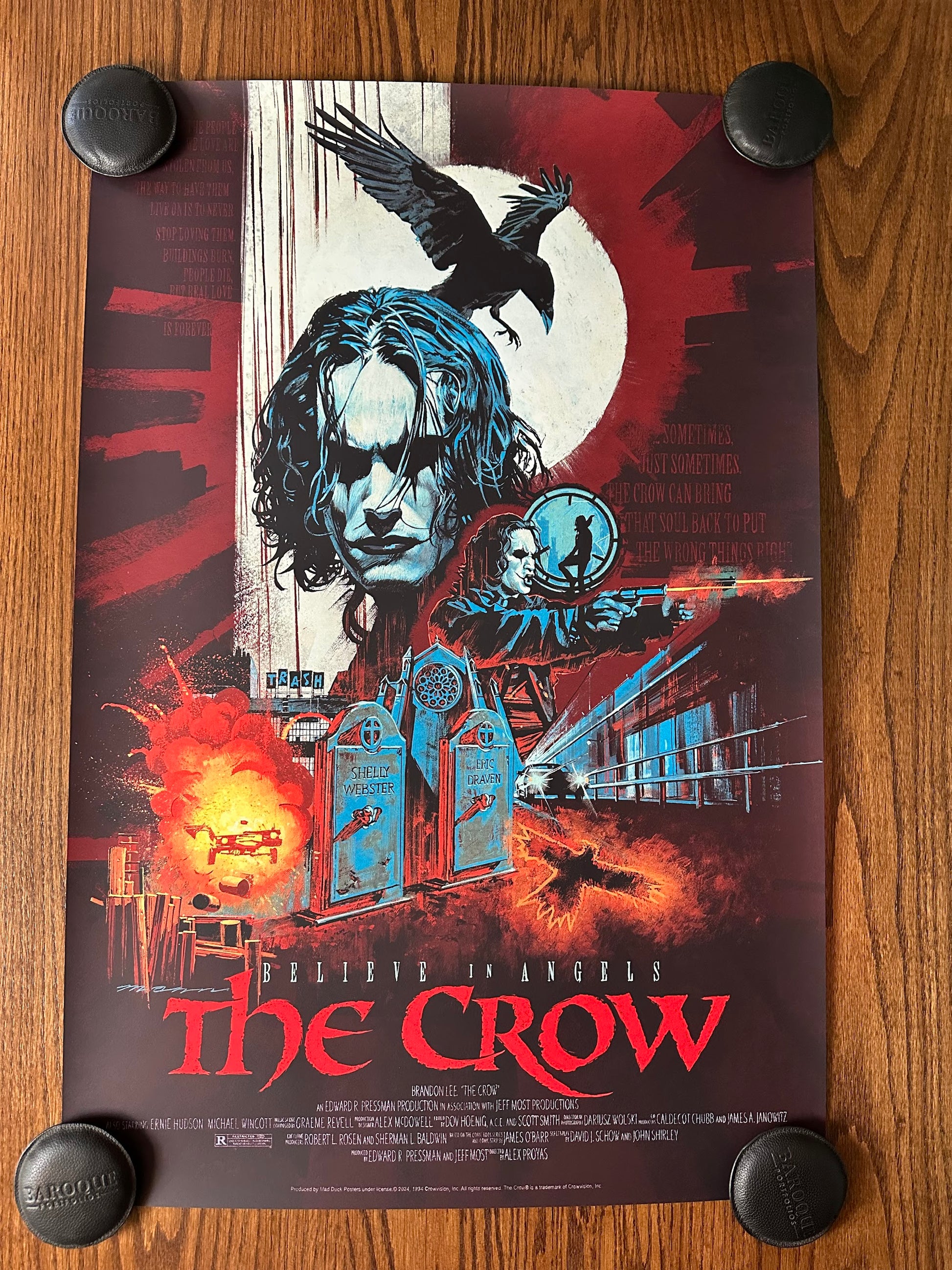 Paul Mann – The Crow Saniose Variant, 24 x 36 in, poster