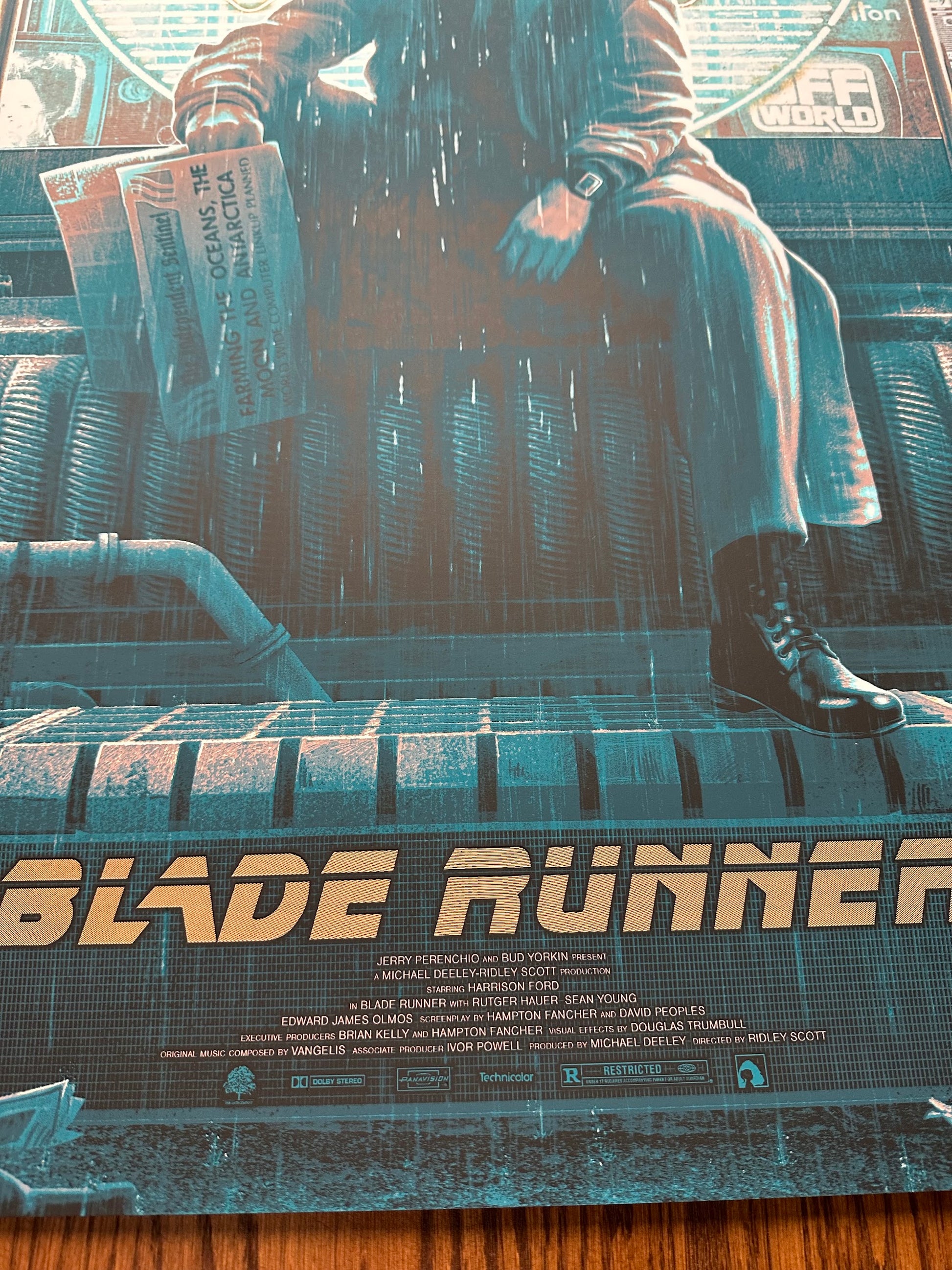 Kevin Wilson – Blade Runner, 24 x 36 in, poster, image 6
