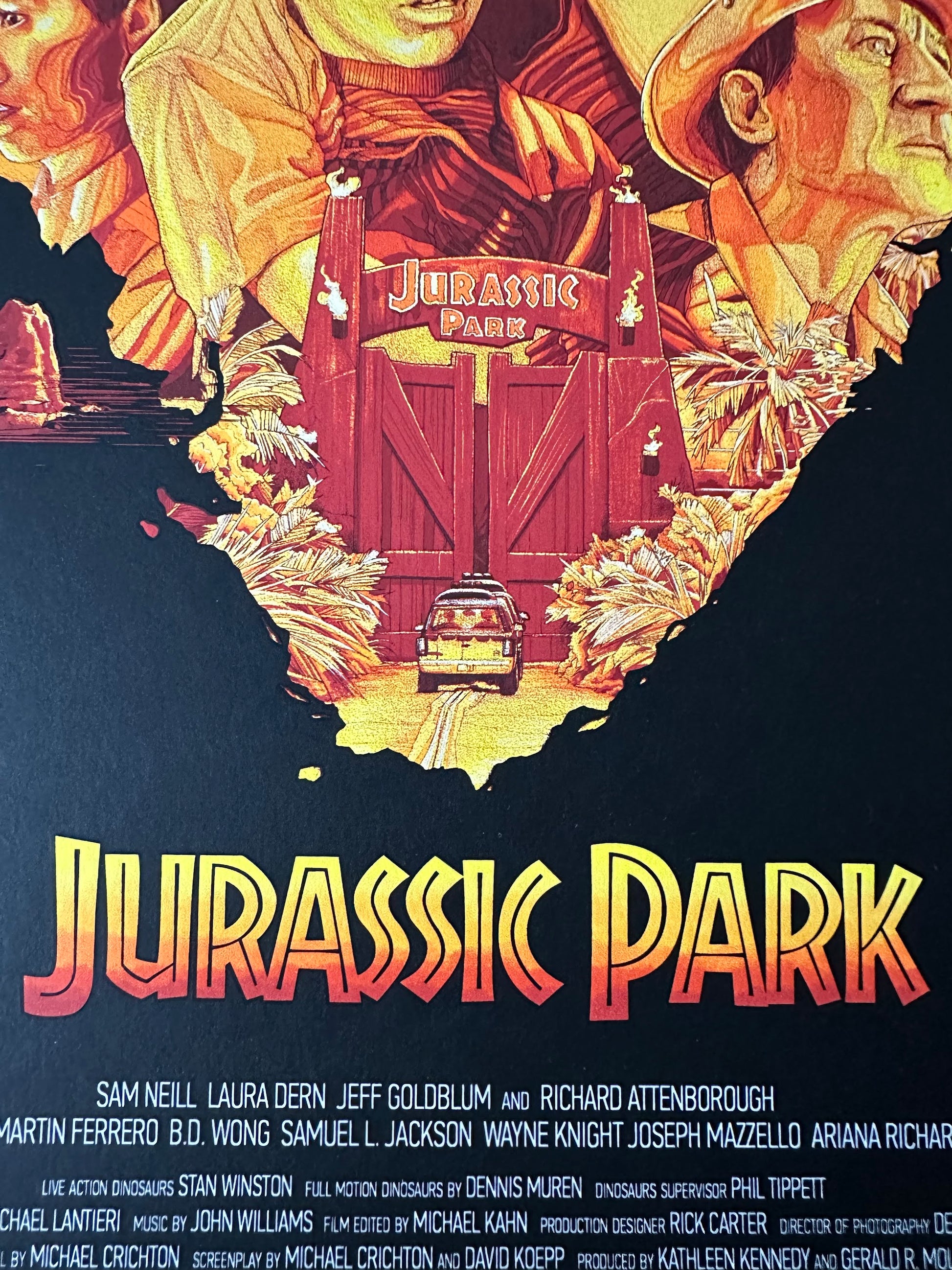 Tavo Montanez – Jurassic Park, 24 x 36 in, poster, image 7