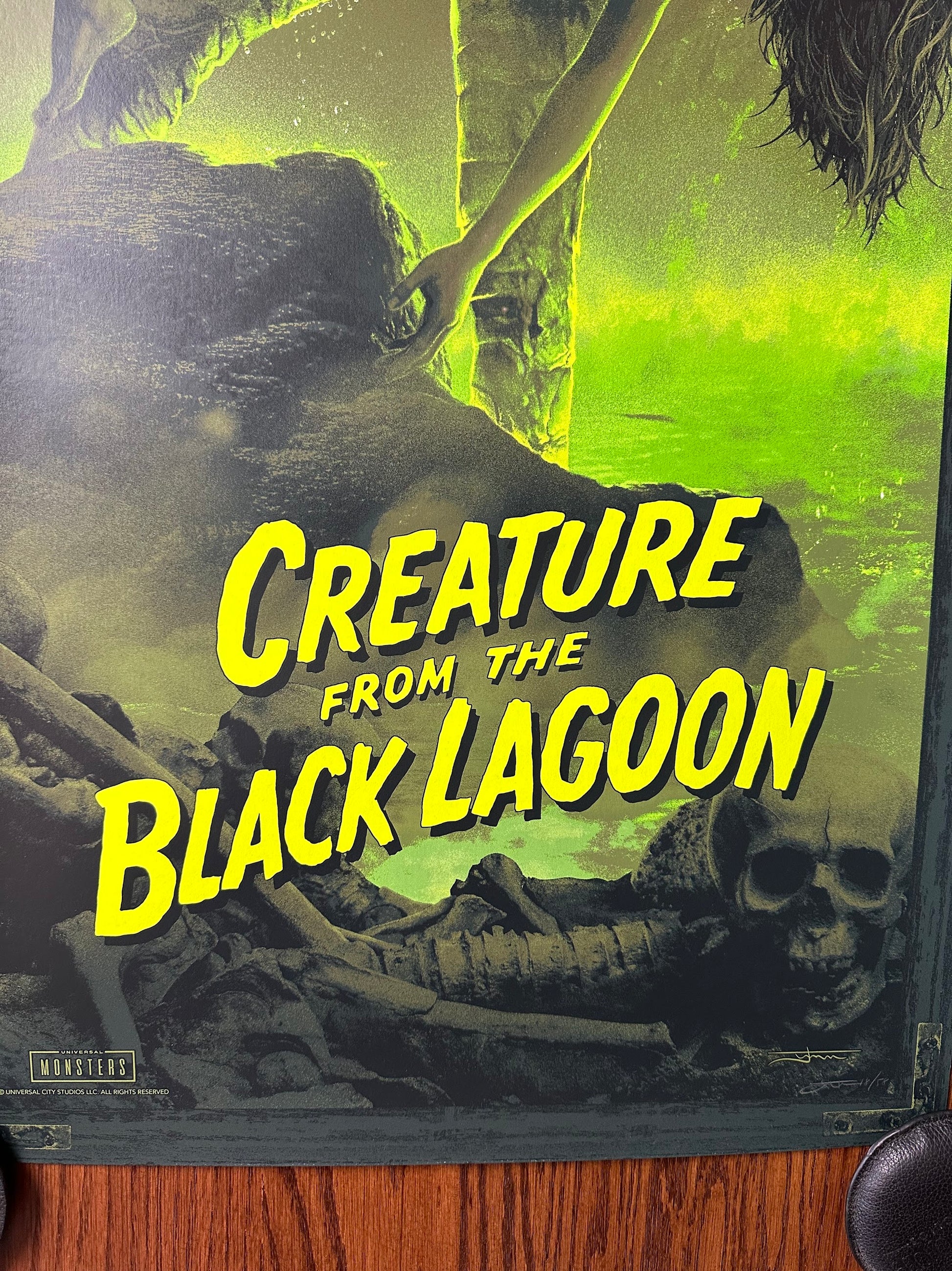 Juan Ramos – Creature from the Black Lagoon, 18 x 36 in, art print, image 5