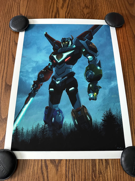Rory Kurtz – Transformers Voltron, 18 x 24 in, art print