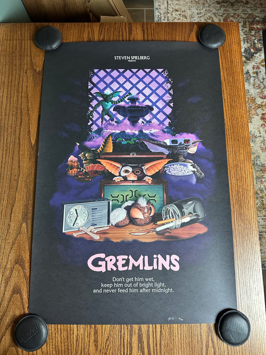 George Bletsis – Gremlins, 24 x 36 in, poster