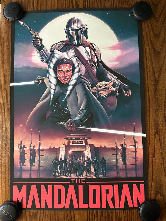 Tom Walker - The Mandalorian 24x36 movie poster