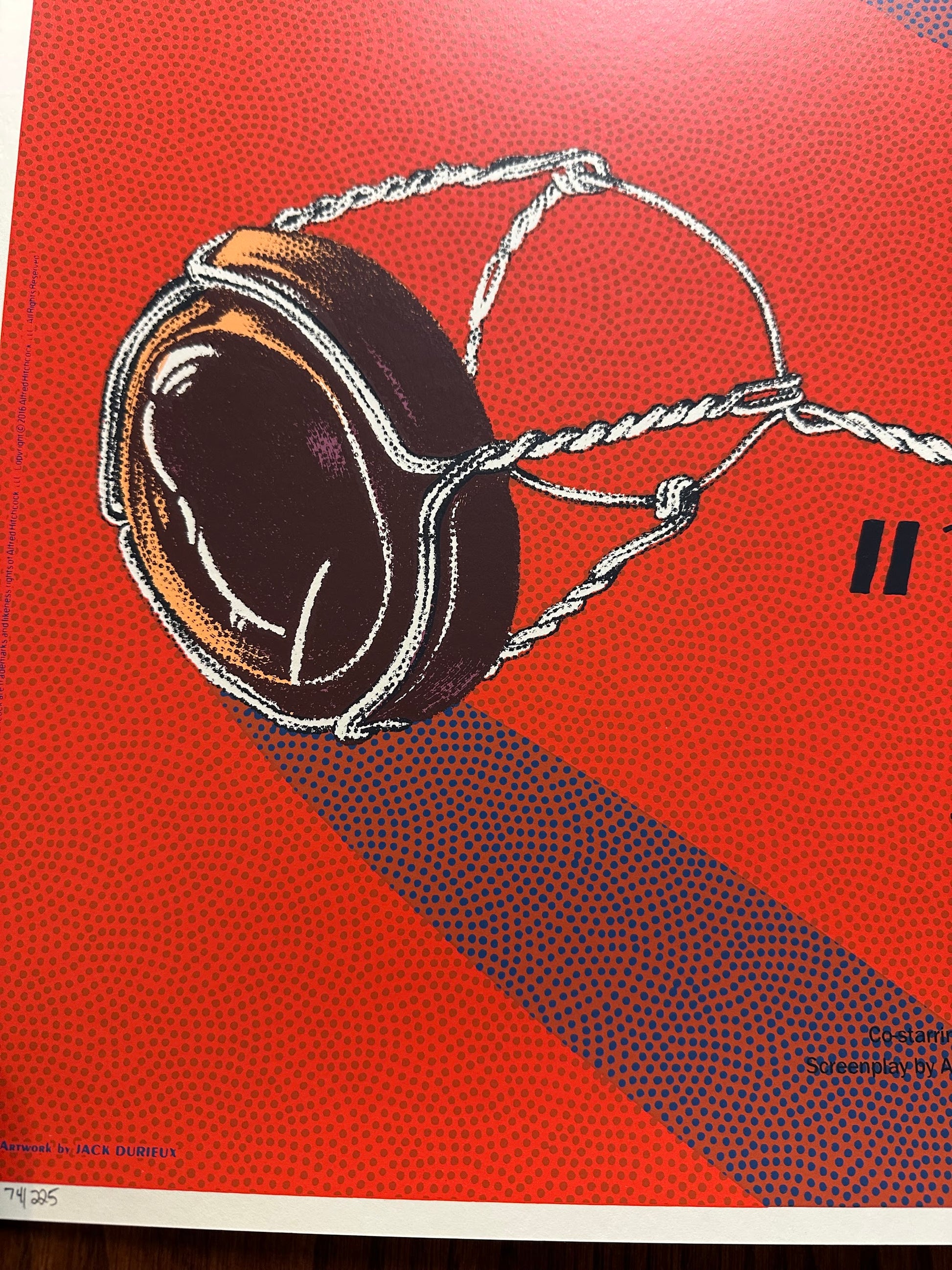 Jack Durieux – Alfred Hitchcock's Rope, 24 x 36 in, poster, image 5