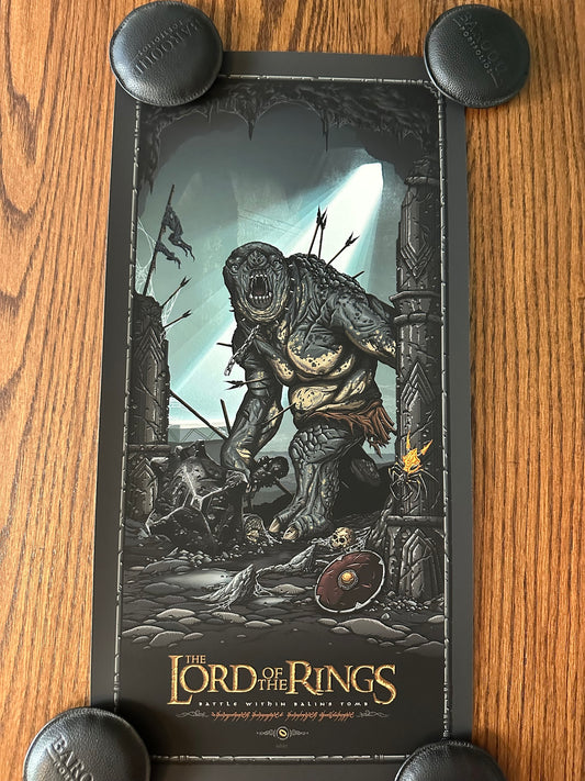 Brad Dunlop – LOTR Battle Within Balin's Tomb, 12 x 24 in, art print