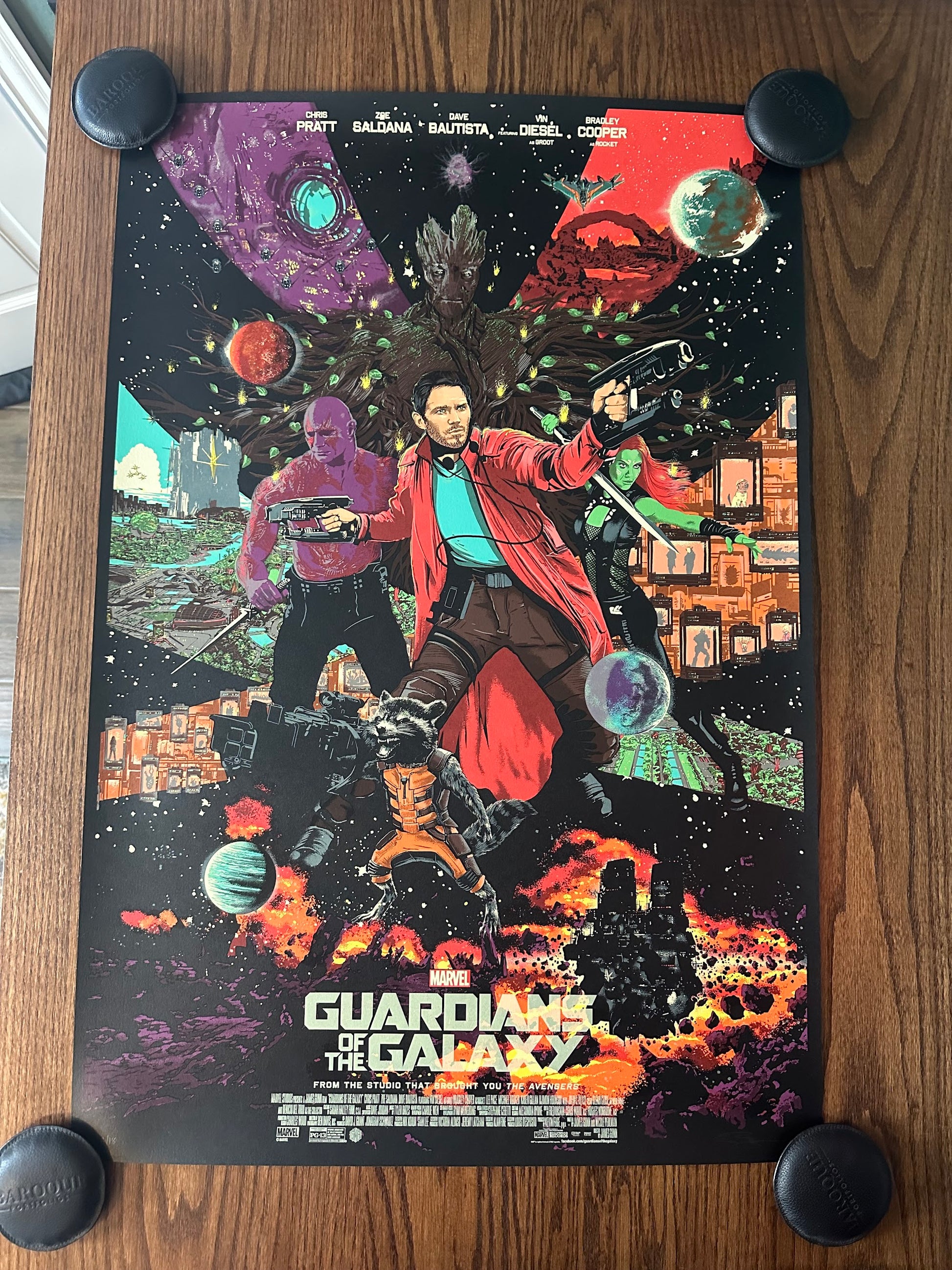 Raid71 – Guardians of the Galaxy, 24 x 36 in, poster
