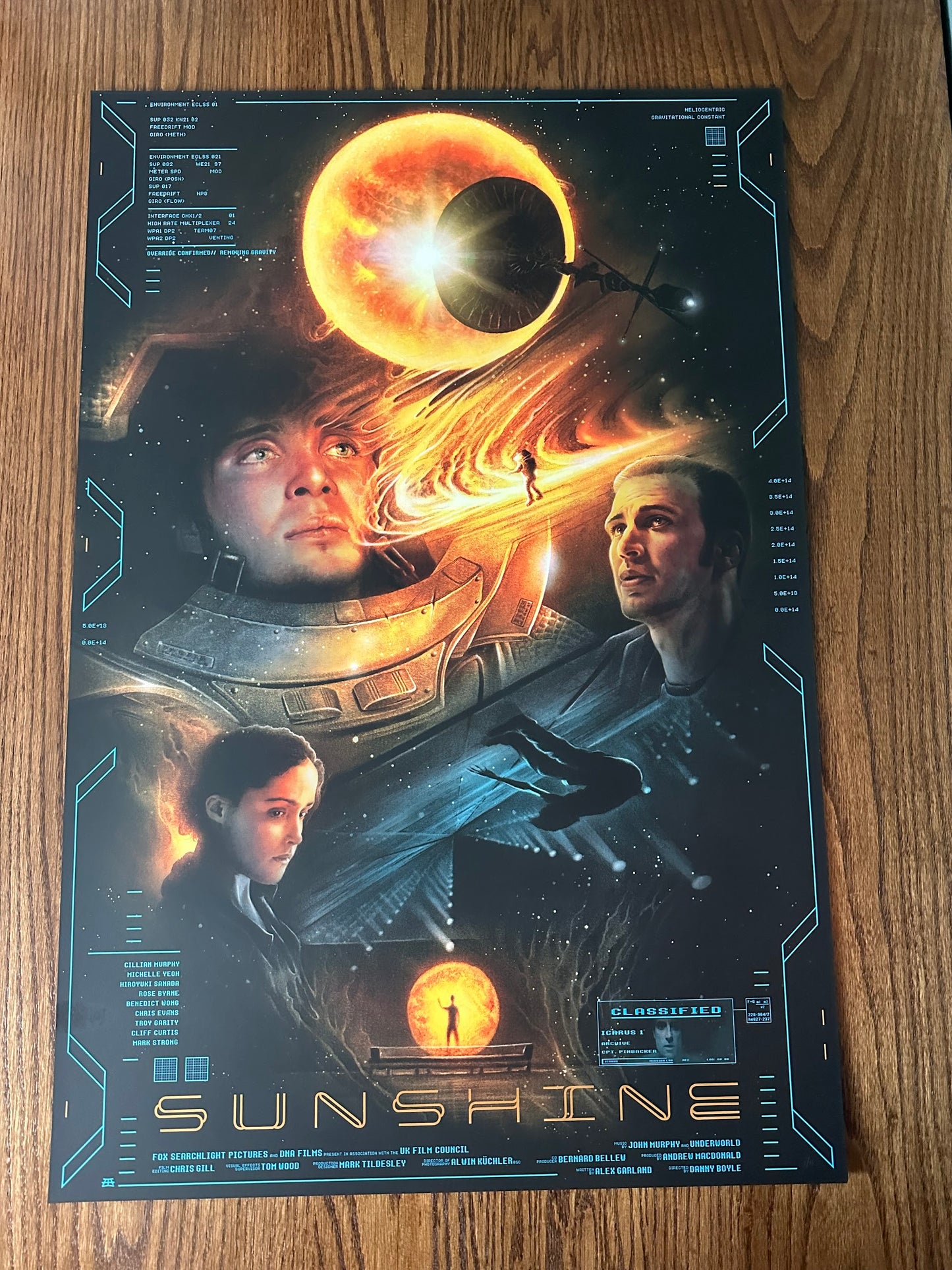 Andrew Rowland - Sunshine 24x36 movie poster