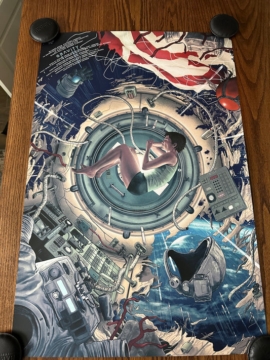 Neil Davies – Gravity, 24 x 36 in, poster