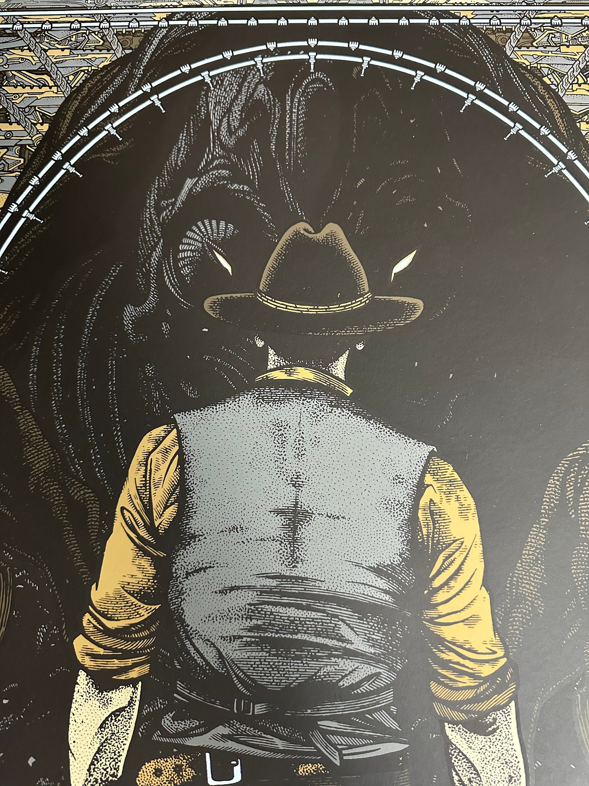 Florian Bertmer – Cowboys & Aliens, 24 x 36 in, poster, image 2