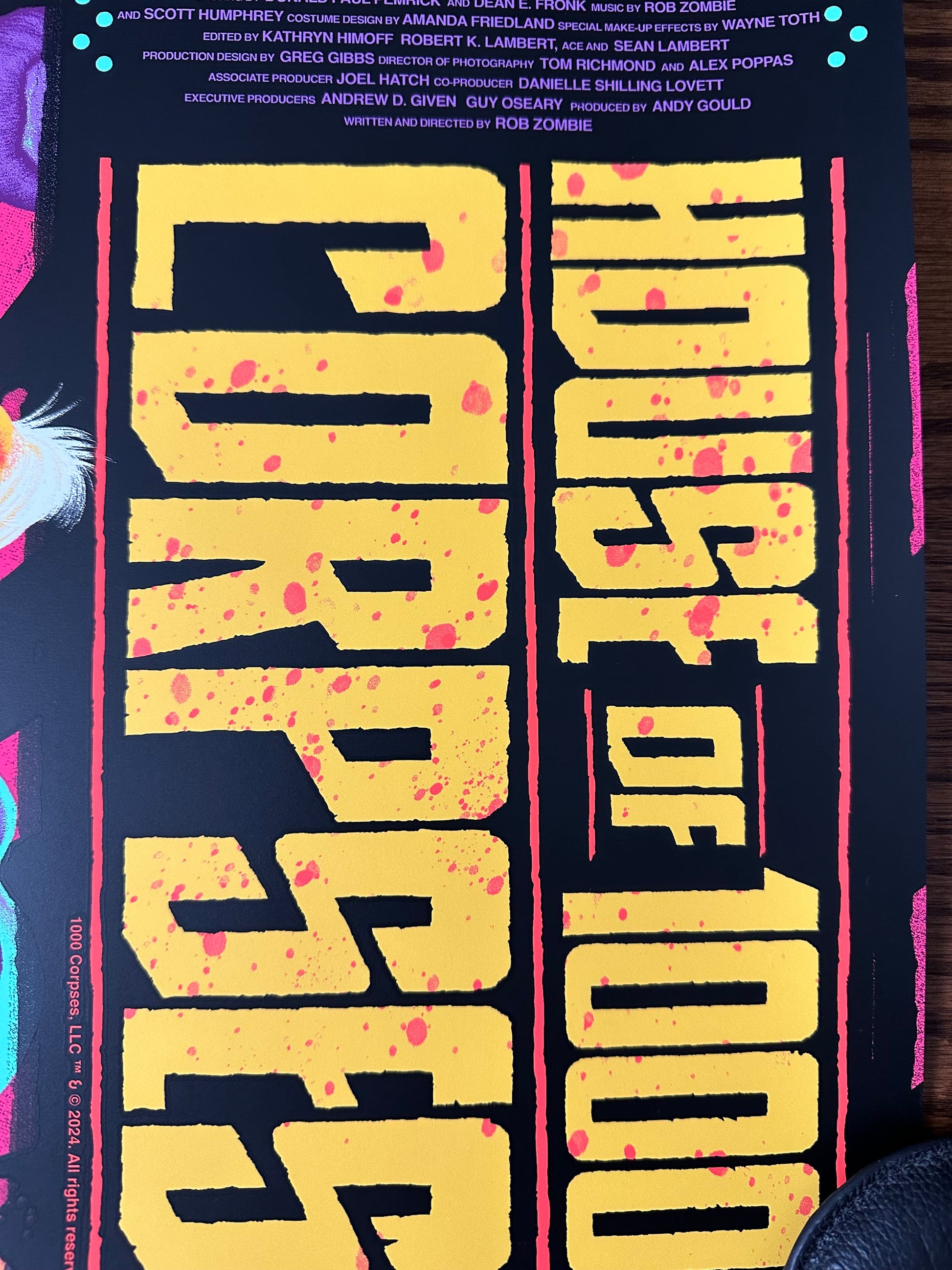 Matt Ryan Tobin – House of 1000 Corpses GID, 36 x 24 in, poster, image 10
