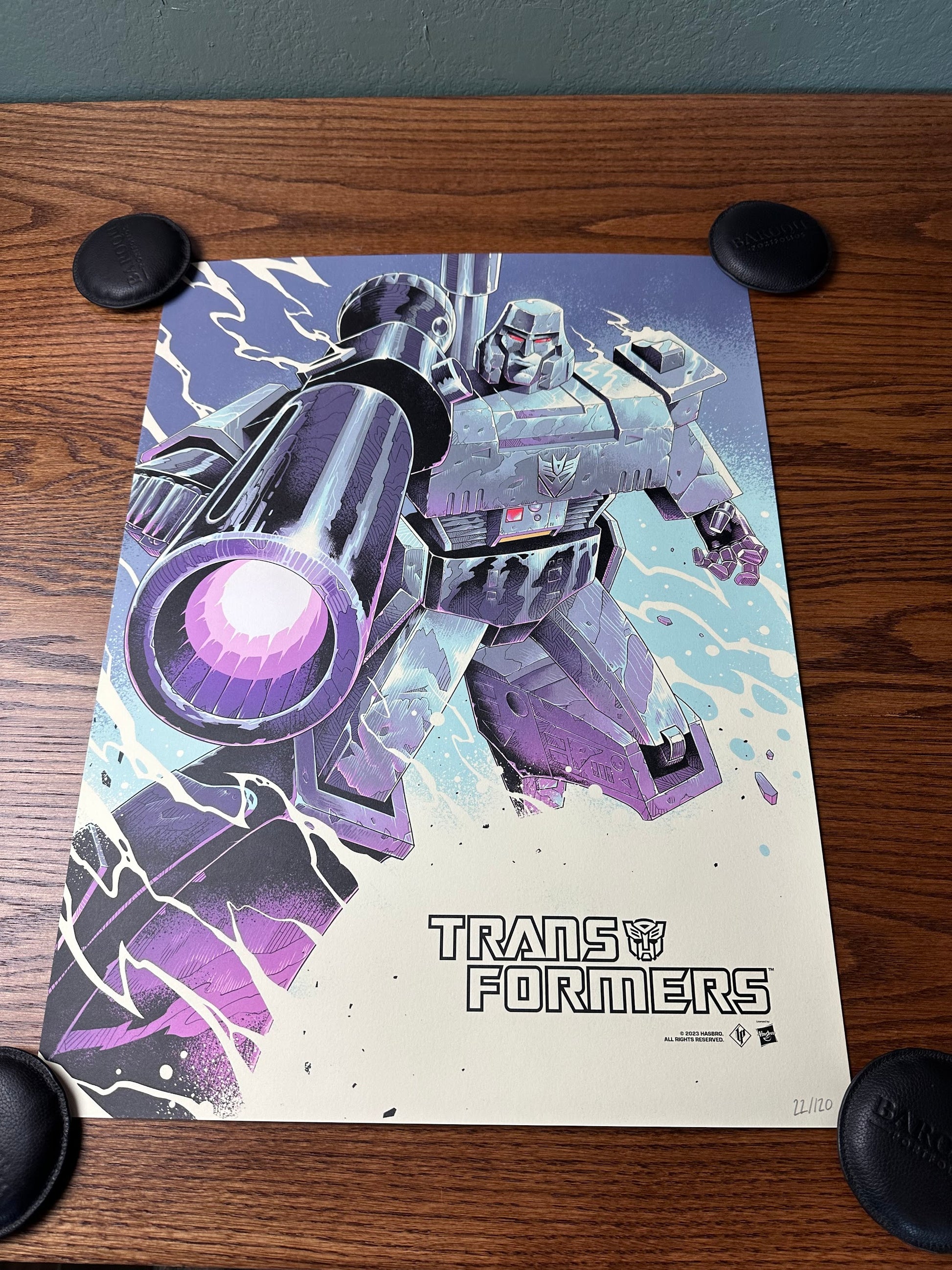 Luke Preece – Transformers Megatron, 18 x 24 in, art print