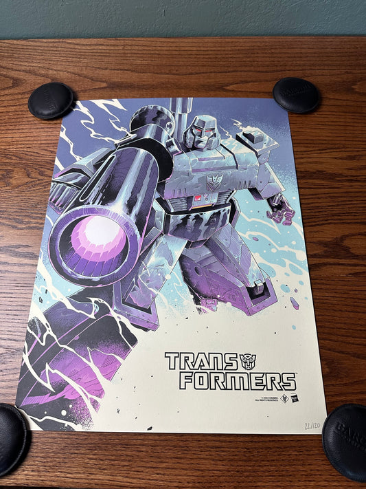 Luke Preece – Transformers Megatron, 18 x 24 in, art print