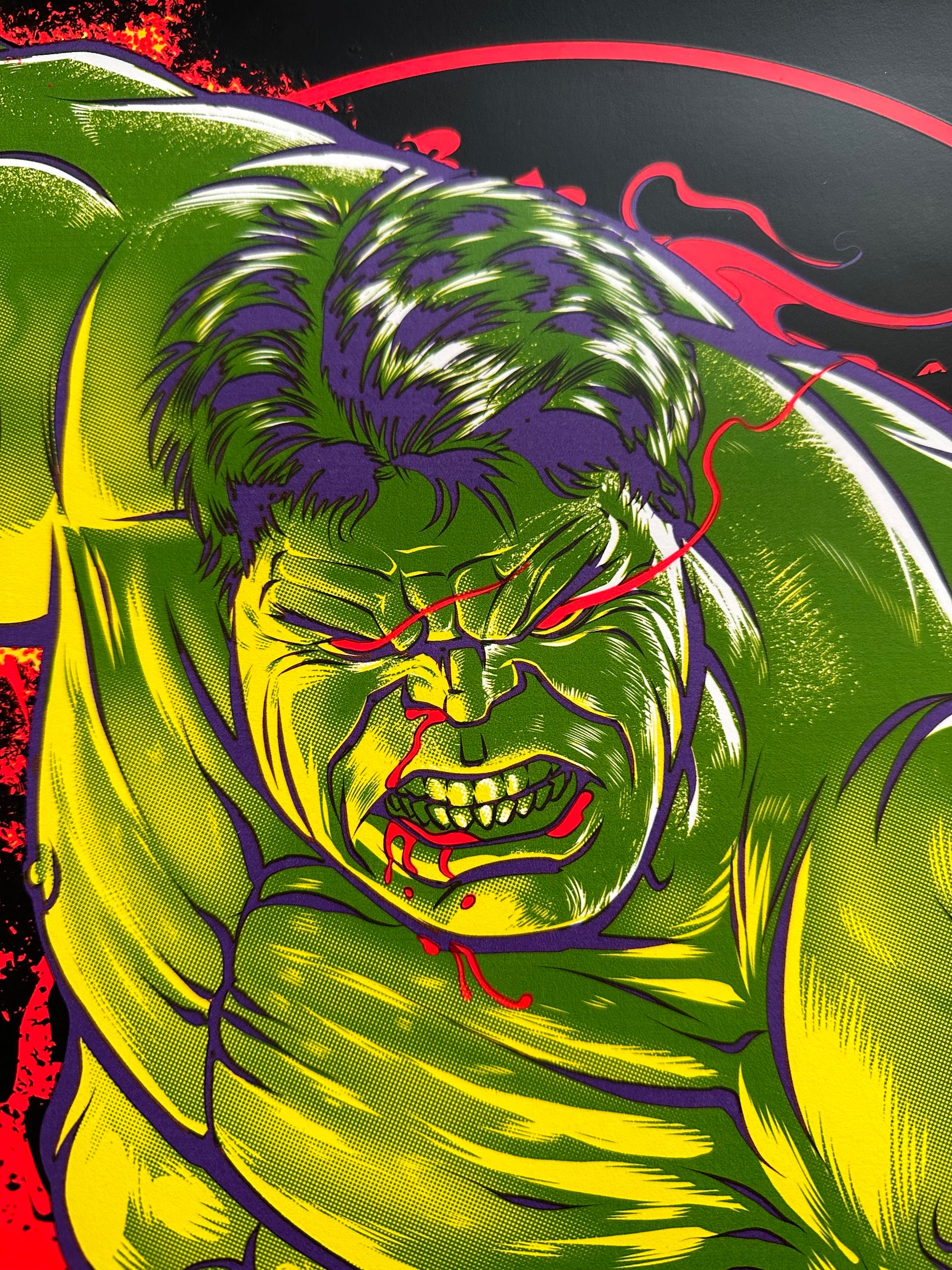 Zombie Yeti – Avengers Hulk, 24 x 36 in, poster, image 2