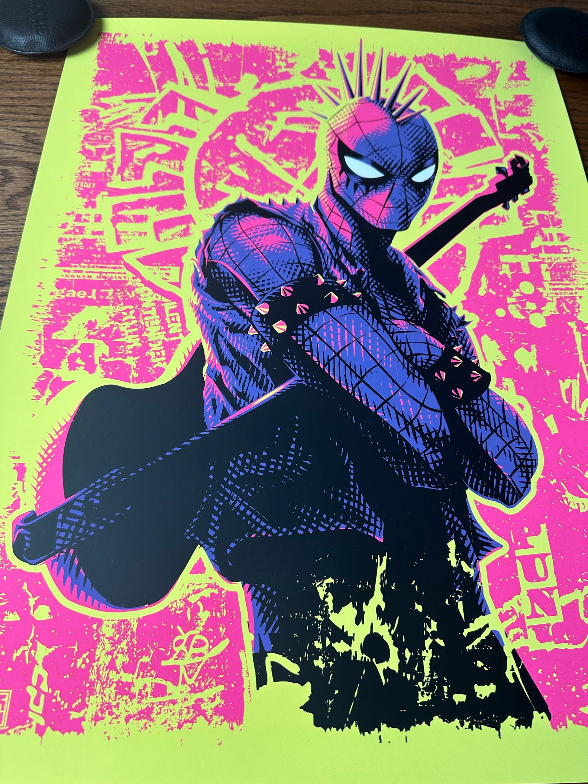 Tracie Ching – Spider-Punk, 18 x 24 in, art print, image 4