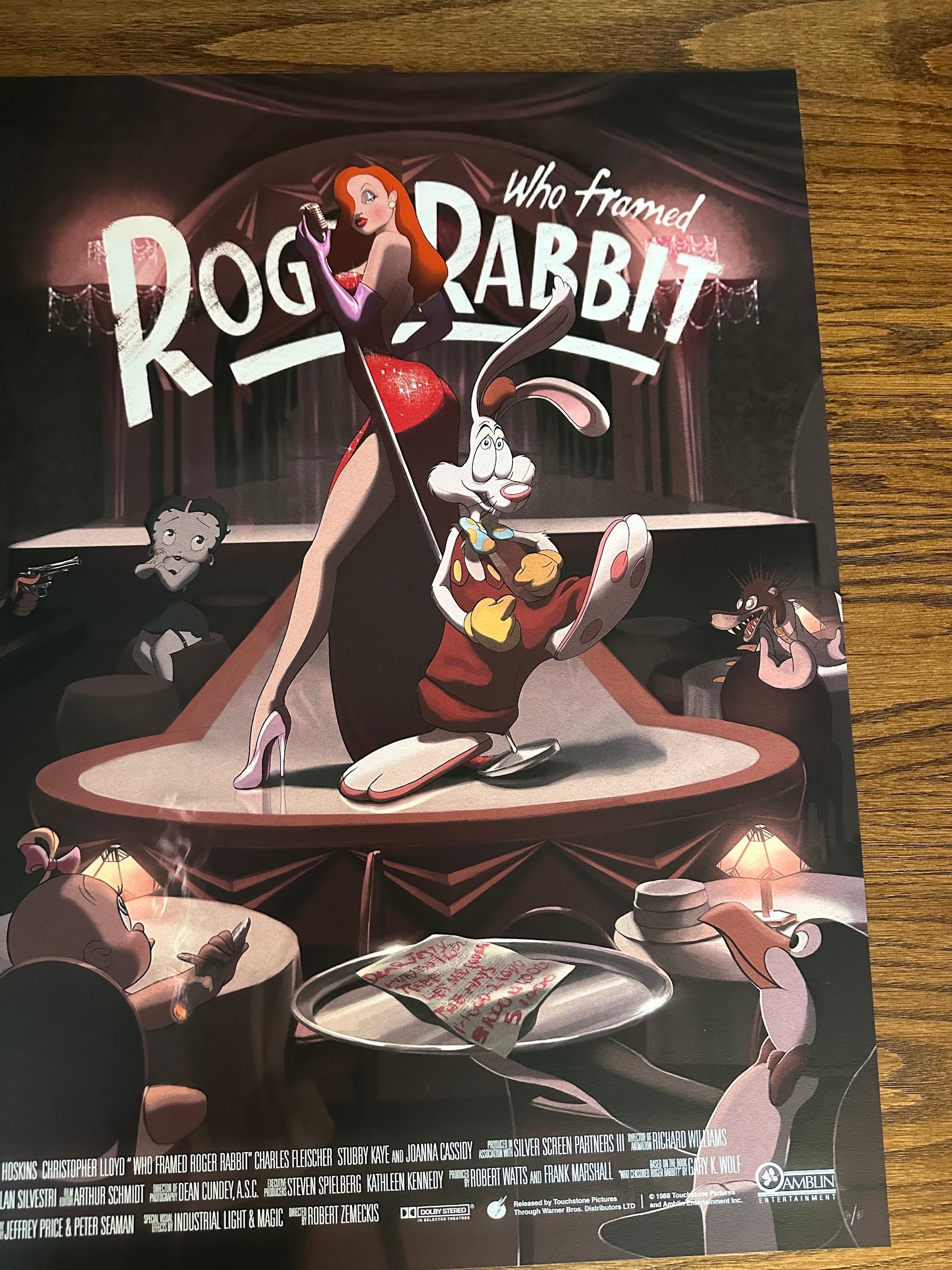 Ann Bembi – Who Framed Roger Rabbit, 36 x 24 in, poster, image 4