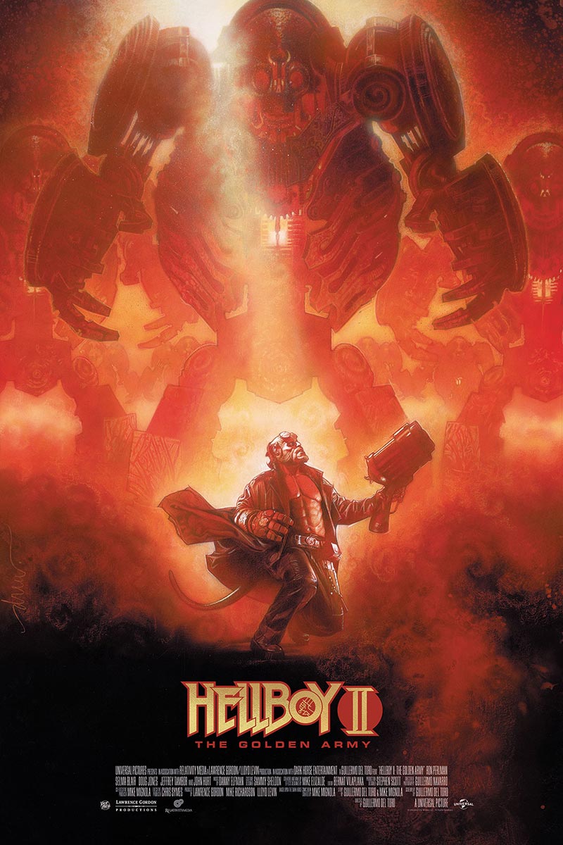 Drew Struzan – Hellboy II The Golden Army, 24 x 36 in, poster, image 8