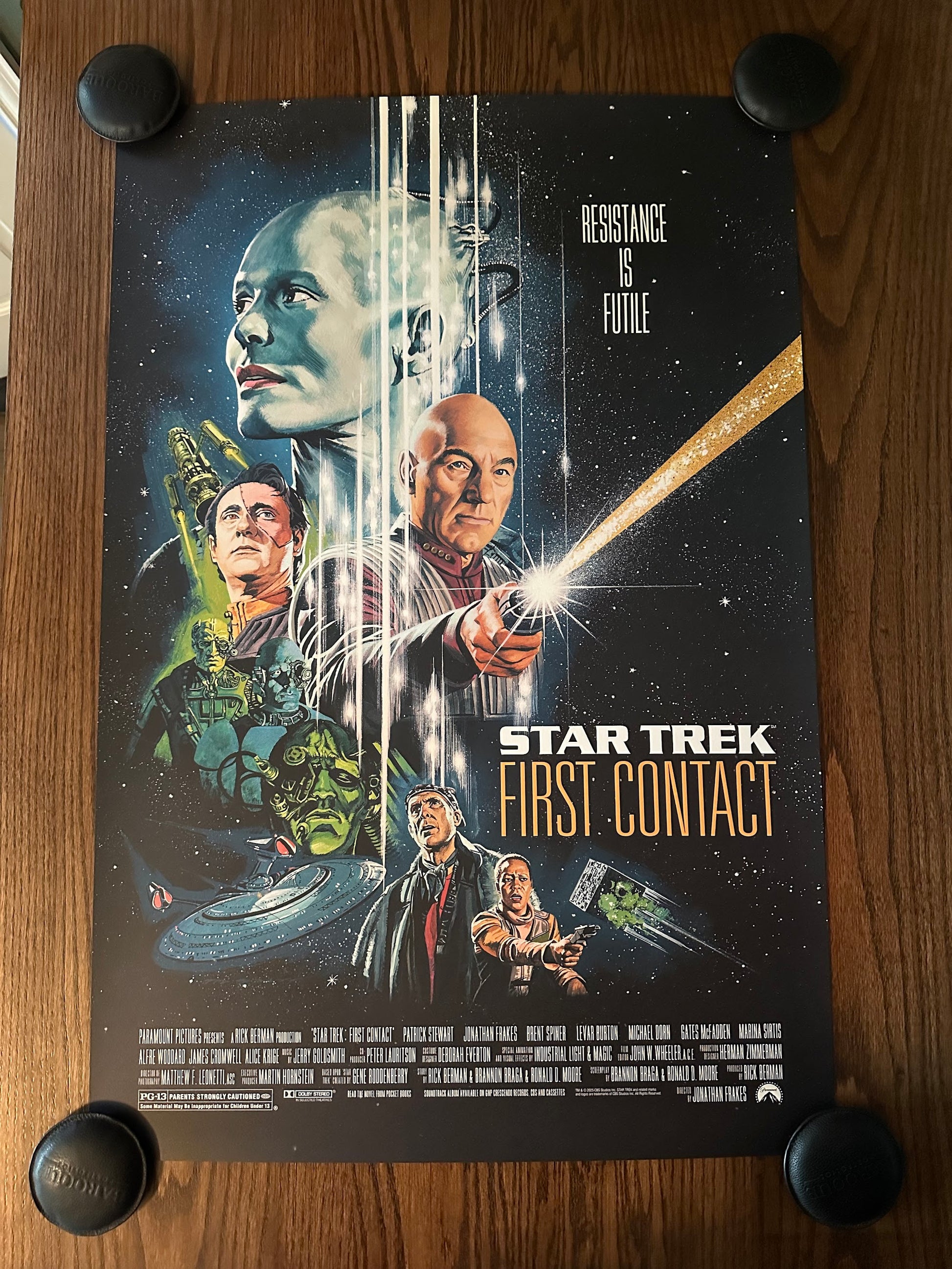 Paul Mann – Star Trek First Contact, 24 x 36 in, poster