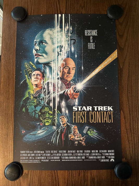 Paul Mann – Star Trek First Contact, 24 x 36 in, poster