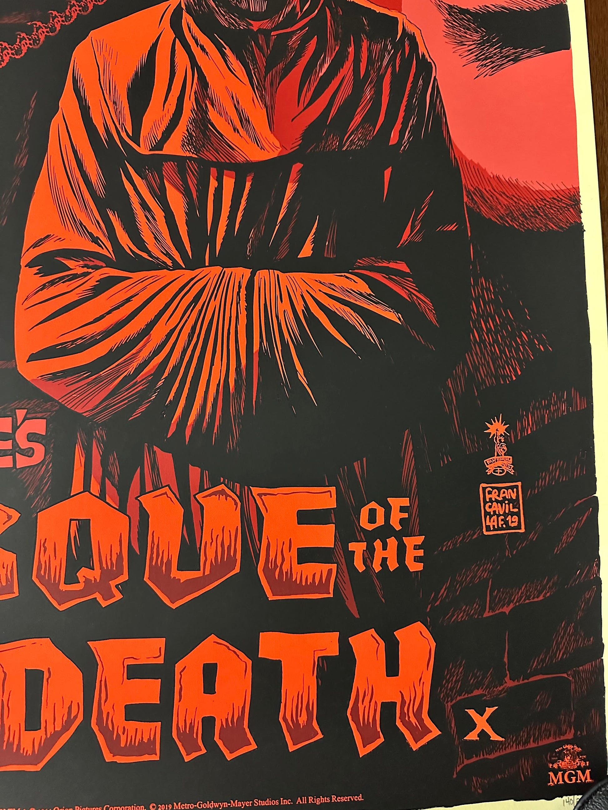 Francesco Francavilla – Masque of the Red Death, 24 x 36 in, poster, image 5