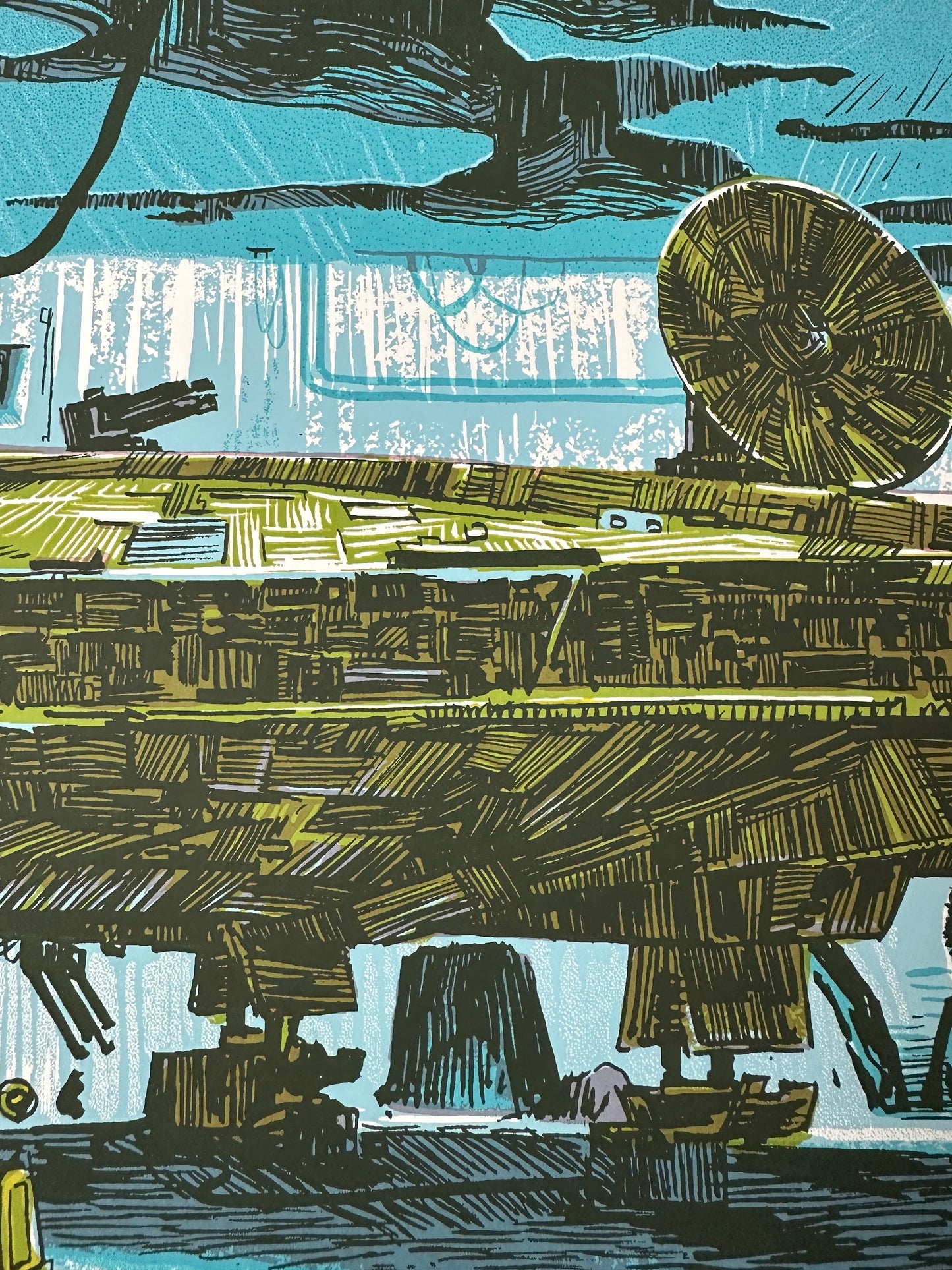 Tim Doyle – Star Wars Millennium Falcon, 30 x 20 in, art print, image 7