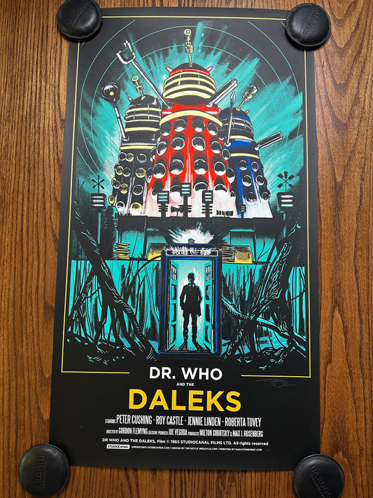 Tim Doyle – Dr. Who and the Daleks, 20 x 36 in, art print