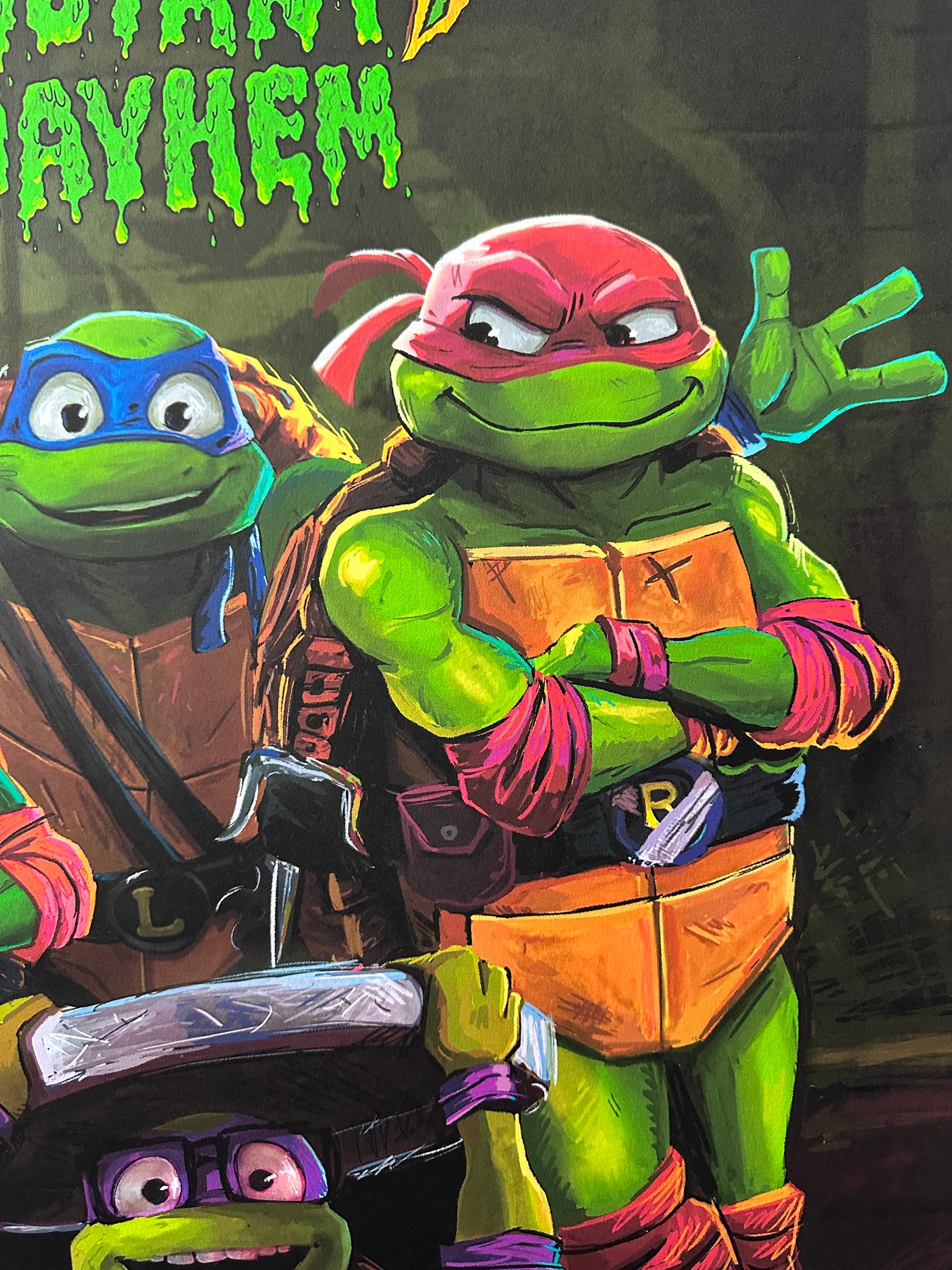 Matheuss Berant – TMNT Mutant Mayhem, 24 x 36 in, poster, image 3