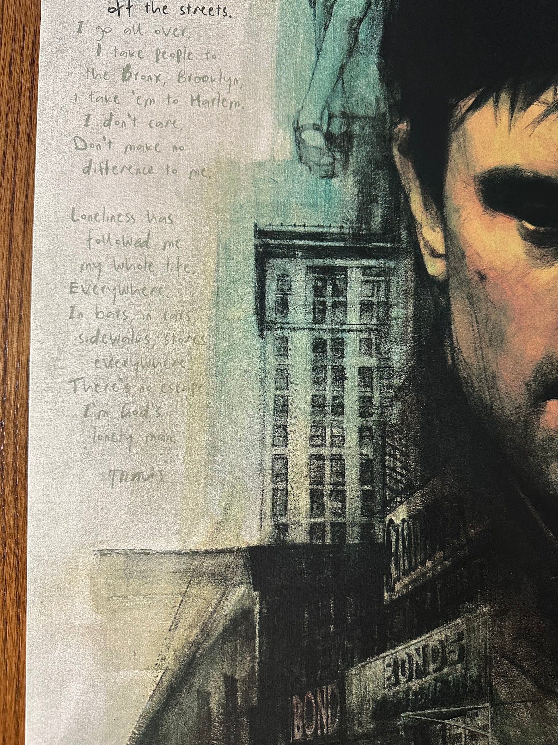 Hans Woody – Taxi Driver, 24 x 36 in, poster, image 5