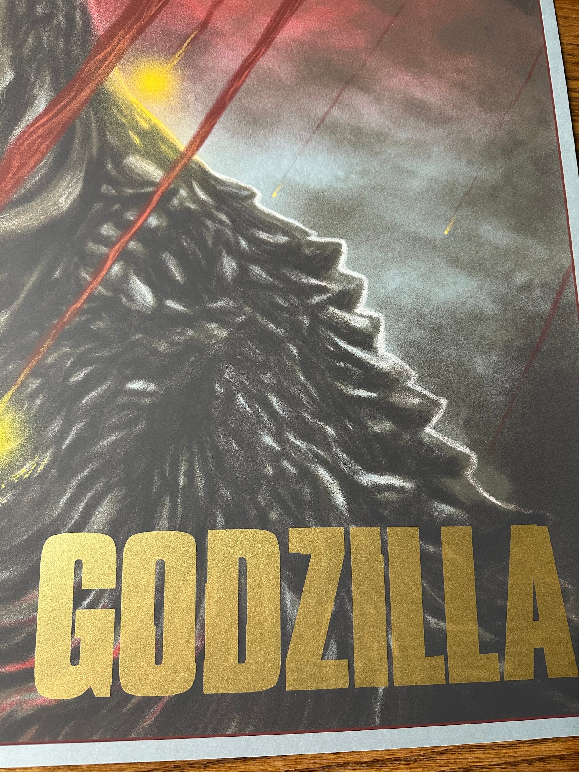 Randy Ortiz – Godzilla, 36 x 24 in, poster, image 5