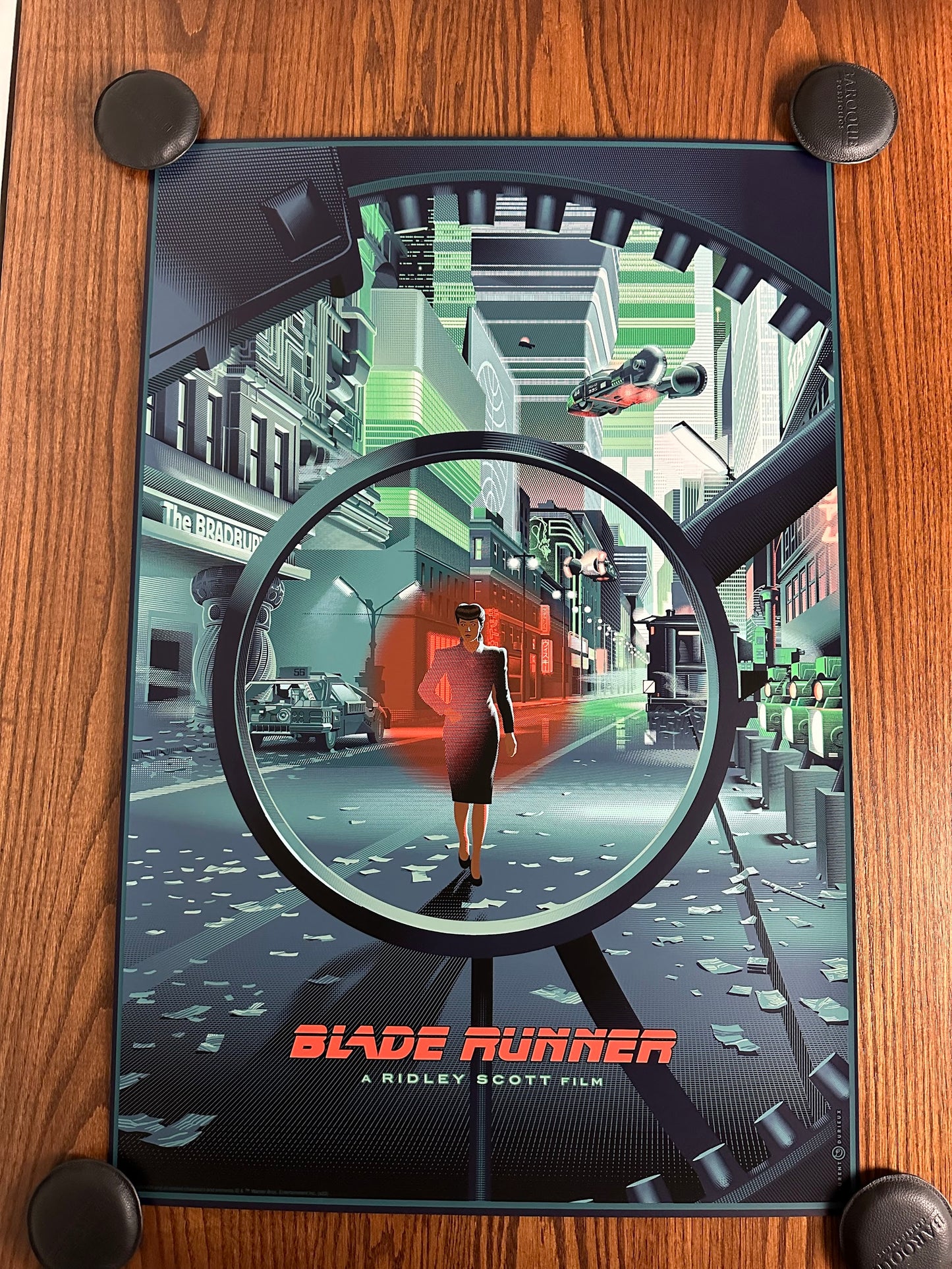 Laurent Durieux – Blade Runner No Expectation Boulevard, 24 x 36 in, poster