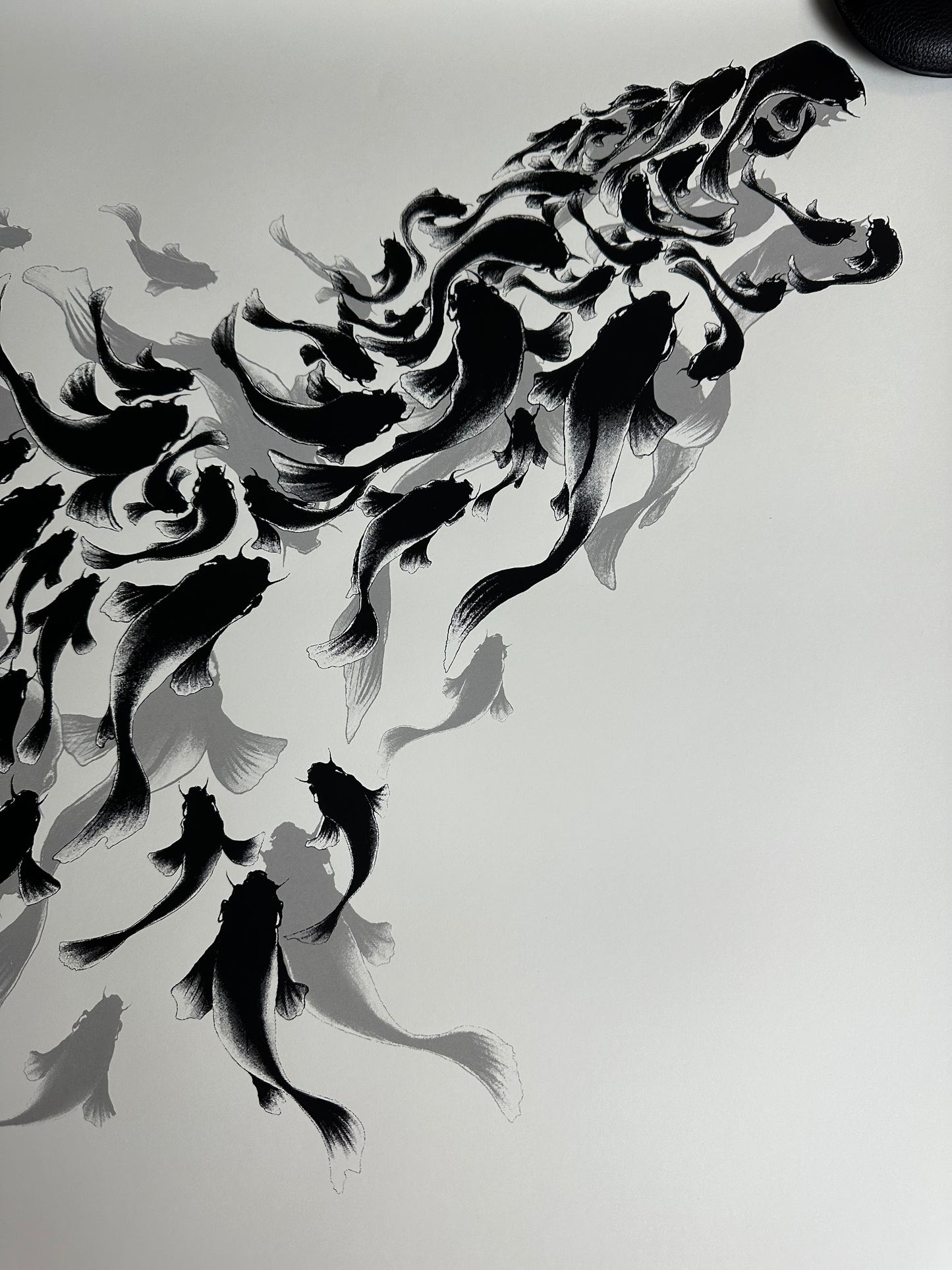 Benedict Woodhead – Godzilla, 24 x 36 in, poster, image 3