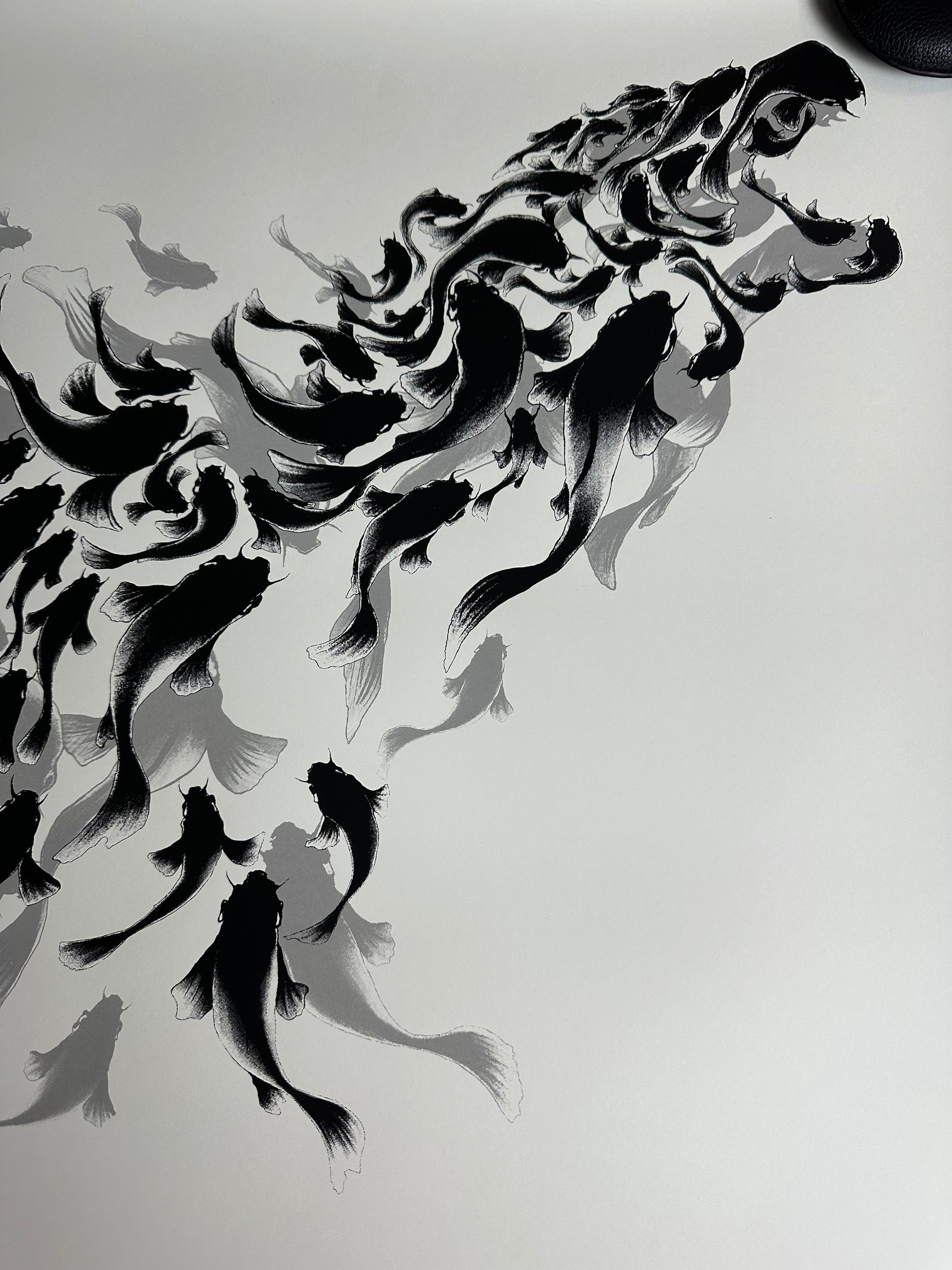 Benedict Woodhead – Godzilla, 24 x 36 in, poster, image 3
