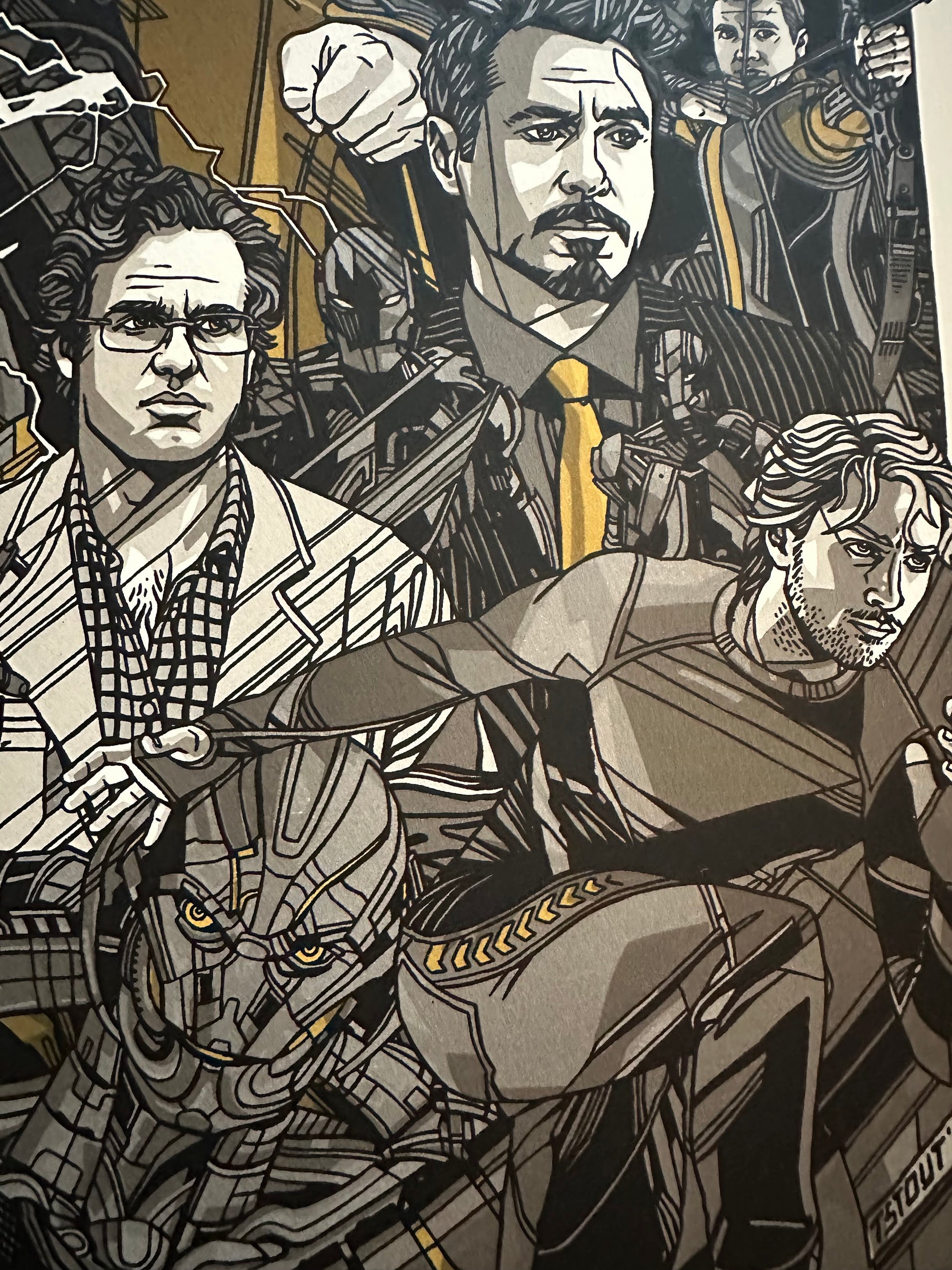 Tyler Stout – Avengers Age of Ultron Gold Variant, 24 x 36 in, poster, image 7