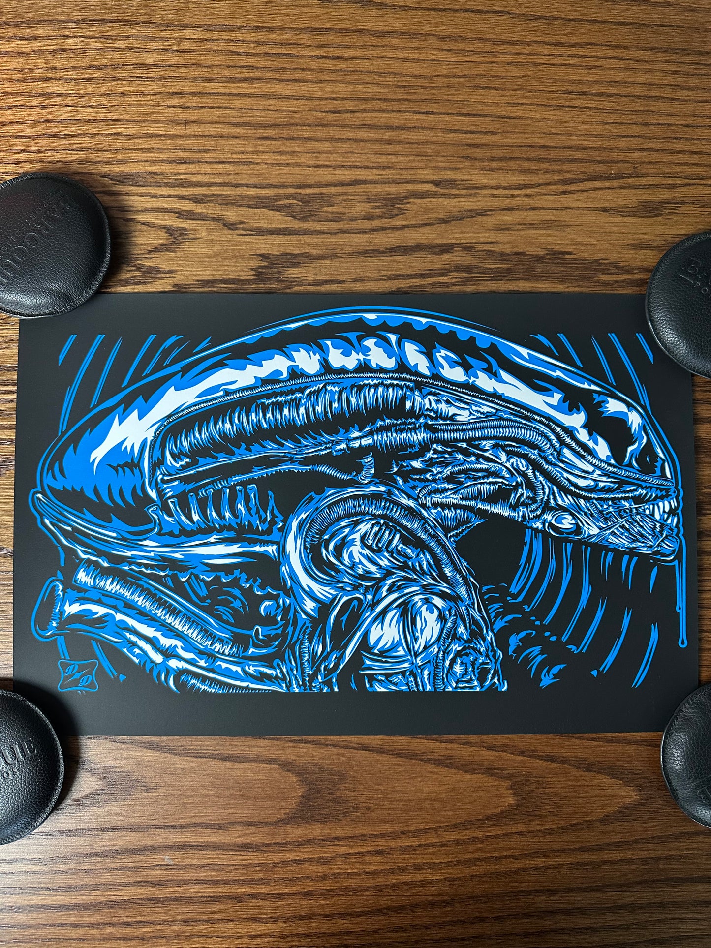 Duke Duel - Alien Xenomorph Limited Edition Poster Art Print - 17 x 11