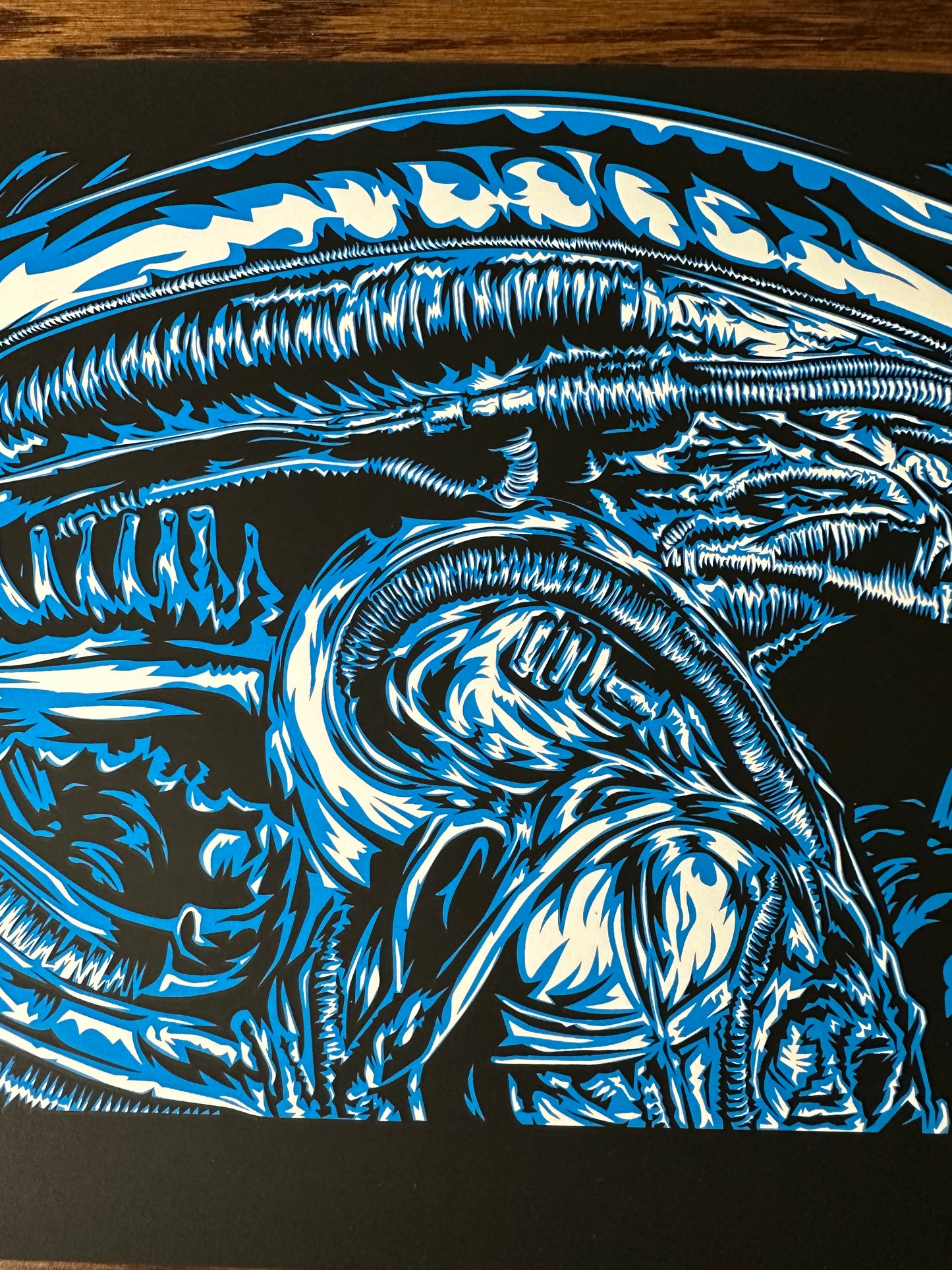 Duke Duel - Alien Xenomorph Limited Edition Poster Art Print - 17 x 11